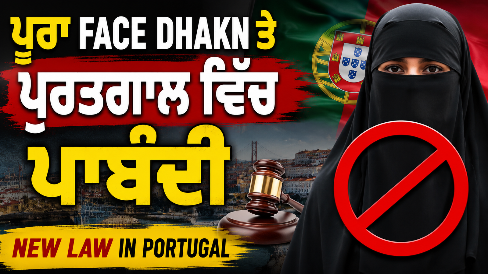 Portugal burqa law Lei 58/2026